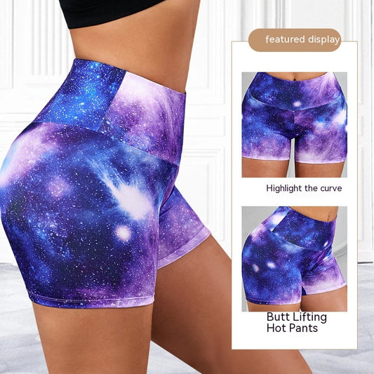 Galaxy Yoga Shorts