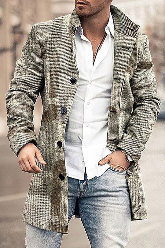 Men's Designer Wool Coat